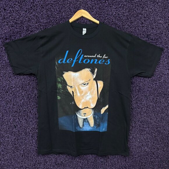Deftones Around the Fur Album Cover Nu Metal Band T-Shirt XL - Picture 1 of 4